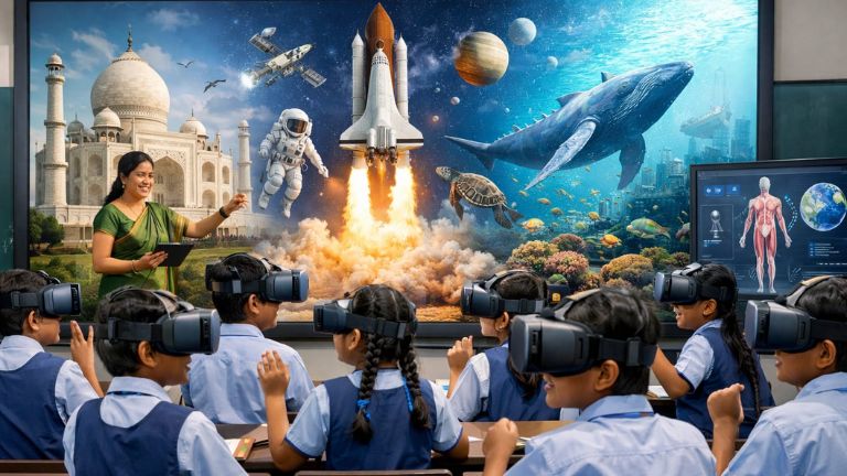 ಹೈ-ಟೆಕ್ ಡಿಜಿಟಲ್ ಶಿಕ್ಷಣ