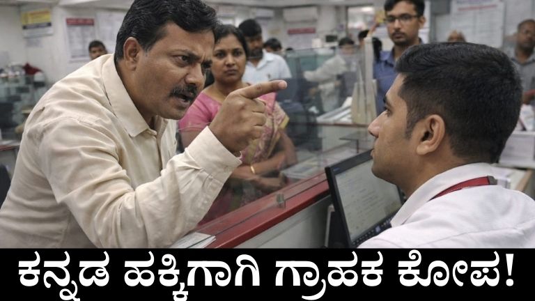 Karnataka Bank Language Controversy