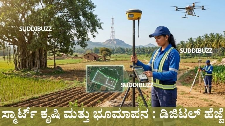 ಸ್ಮಾರ್ಟ್ ಕೃಷಿ ಮತ್ತು ಭೂಮಾಪನ ಡಿಜಿಟಲ್ ಹೆಜ್ಜೆ