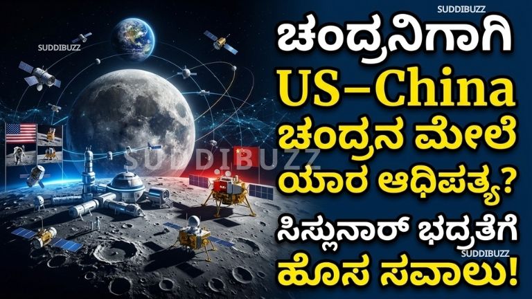 US China Moon Race